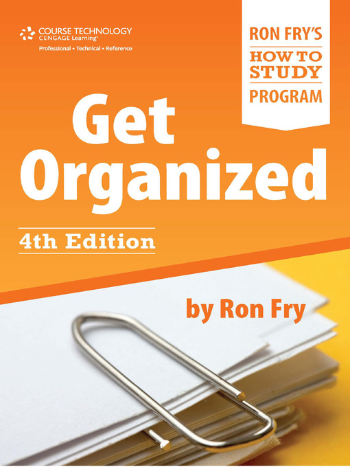 Title details for Get Organized by Ron Fry - Available